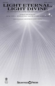 Light Eternal, Light Divine SATB choral sheet music cover Thumbnail